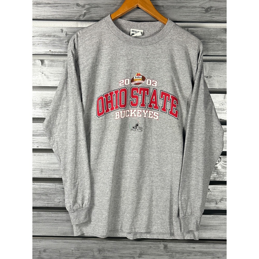 Vintage Ohio State Buckeyes 2003 National Championship Long Sleeve Shirt Mens M
